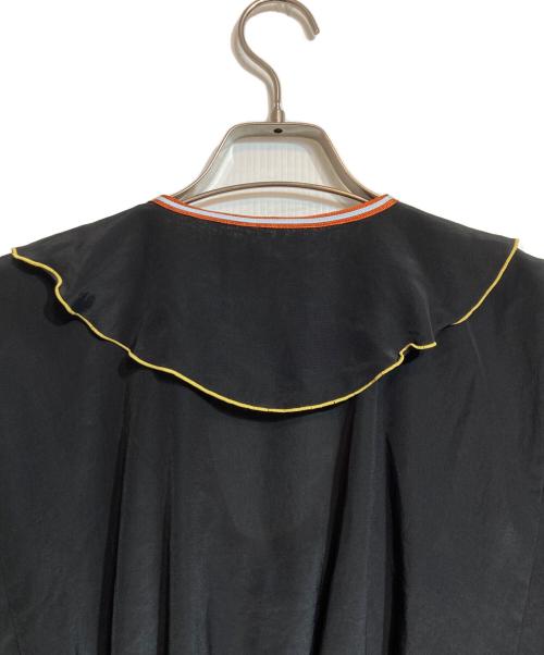 mother（マザー）mother (マザー) チャイナブラウス ブラック サイズ:-の古着・服飾アイテム