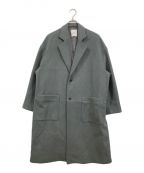 CLANE HOMMEクラネ オム）の古着「オーバーサイズチェスターコート」｜グリーン