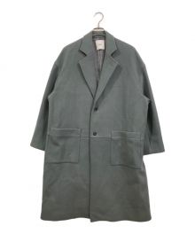 CLANE HOMME（クラネ オム）の古着「オーバーサイズチェスターコート」｜グリーン