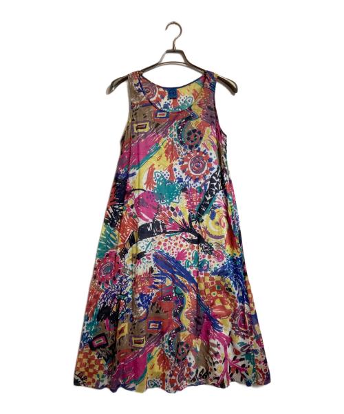JURGEN LEHL（ヨーガンレール）JURGEN LEHL (ヨーガンレール) 総柄ワンピース マルチカラー サイズ:Freeの古着・服飾アイテム