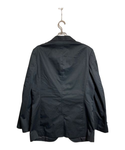Y's for men（ワイズフォーメン）Y's for men (ワイズフォーメン) COTTON/POLYESTER TWILL 2-BUTTON JACKET ブラック サイズ:3の古着・服飾アイテム