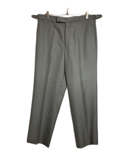 BLAMINK（ブラミンク）BLAMINK (ブラミンク) サイドベルトモヘア×シルクスラックス グレー サイズ:50の古着・服飾アイテム