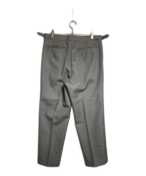 BLAMINK（ブラミンク）BLAMINK (ブラミンク) サイドベルトモヘア×シルクスラックス グレー サイズ:50の古着・服飾アイテム