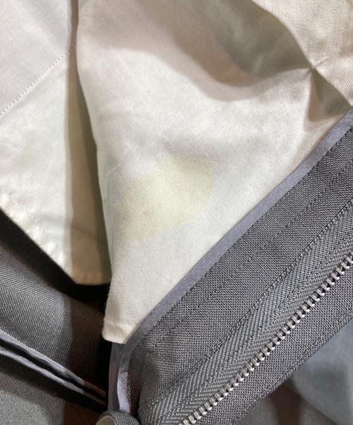 BLAMINK（ブラミンク）BLAMINK (ブラミンク) サイドベルトモヘア×シルクスラックス グレー サイズ:50の古着・服飾アイテム