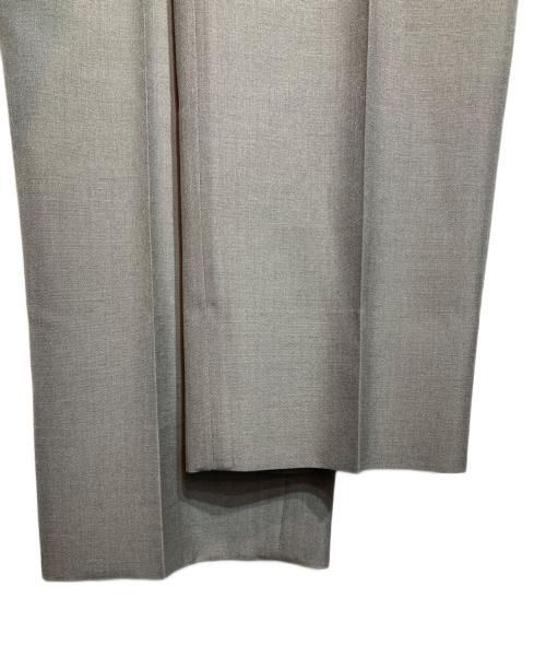 BLAMINK（ブラミンク）BLAMINK (ブラミンク) サイドベルトモヘア×シルクスラックス グレー サイズ:50の古着・服飾アイテム