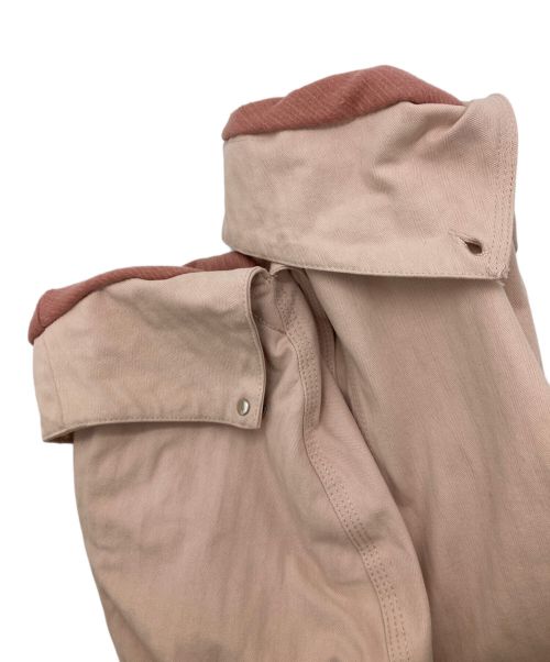 UNIVERSAL OVERALL（ユニバーサルオーバーオール）UNIVERSAL OVERALL (ユニバーサルオーバーオール) TATTOO STUDIO YAMADA (タトゥースタジオヤマダ) カバーオール ピンク サイズ:Mの古着・服飾アイテム