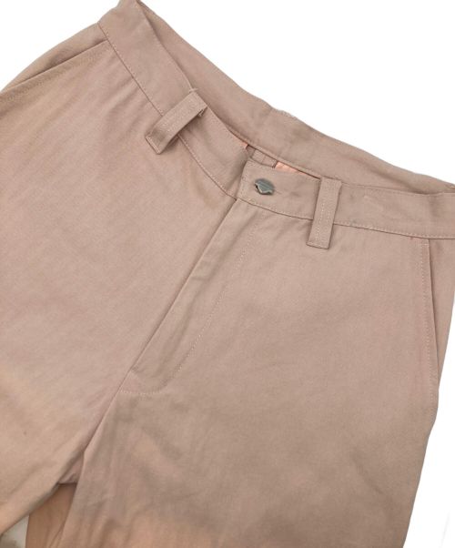 UNIVERSAL OVERALL（ユニバーサルオーバーオール）UNIVERSAL OVERALL (ユニバーサルオーバーオール) TATTOO STUDIO YAMADA (タトゥースタジオヤマダ) ワークパンツ ピンク サイズ:Mの古着・服飾アイテム