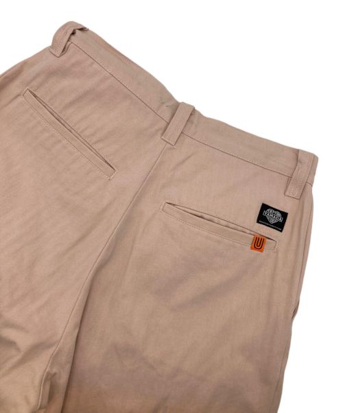 UNIVERSAL OVERALL（ユニバーサルオーバーオール）UNIVERSAL OVERALL (ユニバーサルオーバーオール) TATTOO STUDIO YAMADA (タトゥースタジオヤマダ) ワークパンツ ピンク サイズ:Mの古着・服飾アイテム