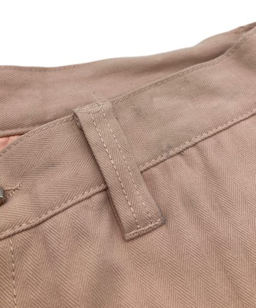 UNIVERSAL OVERALL（ユニバーサルオーバーオール）UNIVERSAL OVERALL (ユニバーサルオーバーオール) TATTOO STUDIO YAMADA (タトゥースタジオヤマダ) ワークパンツ ピンク サイズ:Mの古着・服飾アイテム