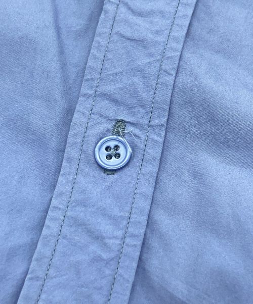 ATON（エイトン）ATON (エイトン) SHRINK BROAD OVERSIZED SHIRT ブルー サイズ:06の古着・服飾アイテム