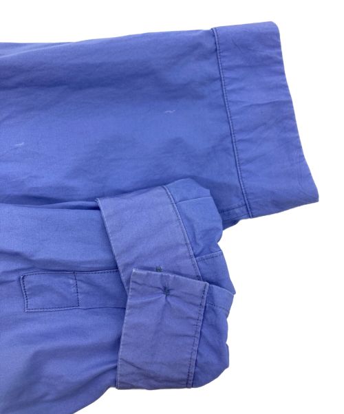 ATON（エイトン）ATON (エイトン) SHRINK BROAD OVERSIZED SHIRT ブルー サイズ:06の古着・服飾アイテム