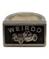 WEIRDO（ウィアード）の古着「ロゴスタンプリング」｜ブラック×シルバー