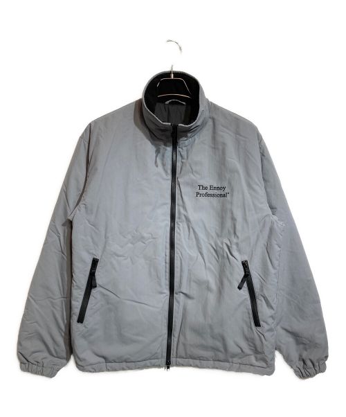 ENNOY（エンノイ）ENNOY (エンノイ) スタイリスト私物 (スタイリストシブツ) NYLON PADDED JACKET グレー サイズ:Mの古着・服飾アイテム