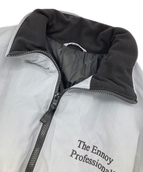 ENNOY（エンノイ）ENNOY (エンノイ) スタイリスト私物 (スタイリストシブツ) NYLON PADDED JACKET グレー サイズ:Mの古着・服飾アイテム