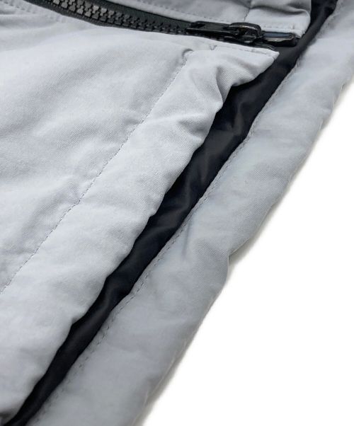 ENNOY（エンノイ）ENNOY (エンノイ) スタイリスト私物 (スタイリストシブツ) NYLON PADDED JACKET グレー サイズ:Mの古着・服飾アイテム