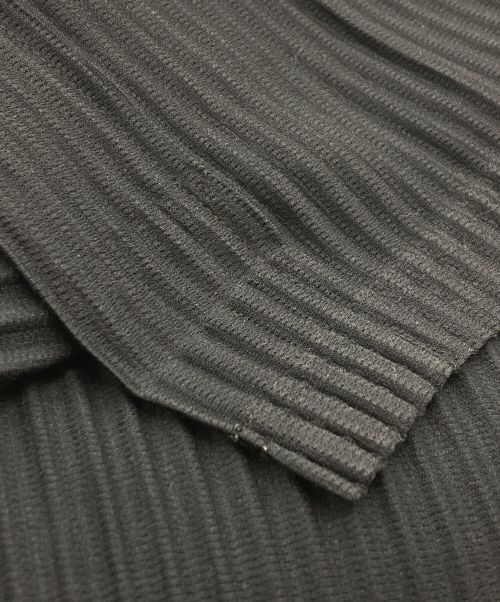 HOMME PLISSE ISSEY MIYAKE（オム プリッセ イッセイ ミヤケ）HOMME PLISSE ISSEY MIYAKE (オムプリッセ イッセイ ミヤケ) プリーツベスト ブラック サイズ:2の古着・服飾アイテム