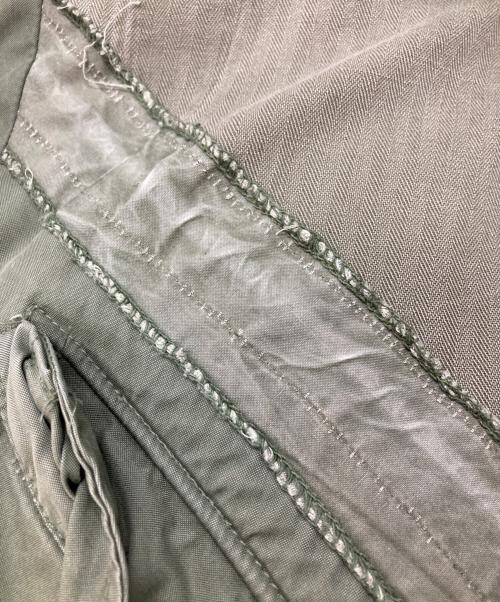 ink（インク）ink (インク) 再構築モッズコート オリーブ サイズ:Ｍの古着・服飾アイテム