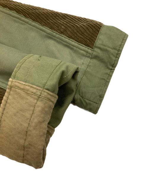 ink（インク）ink (インク) 再構築モッズコート オリーブ サイズ:Ｍの古着・服飾アイテム