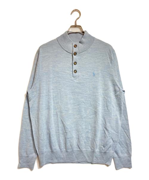 POLO GOLF RALPH LAUREN（ポロ ゴルフ ラルフローレン）POLO GOLF RALPH LAUREN (ポロ ゴルフ ラルフローレン) ハイネックニット ブルー サイズ:L 未使用品の古着・服飾アイテム