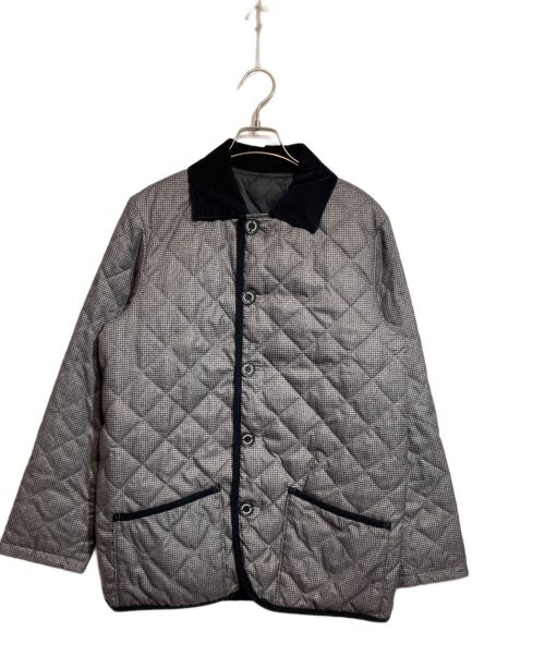 MACKINTOSH（マッキントッシュ）MACKINTOSH (マッキントッシュ) 高密度タフタ キルティング ダウンジャケット ブラック×グレー サイズ:38の古着・服飾アイテム