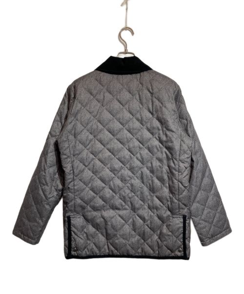 MACKINTOSH（マッキントッシュ）MACKINTOSH (マッキントッシュ) 高密度タフタ キルティング ダウンジャケット ブラック×グレー サイズ:38の古着・服飾アイテム