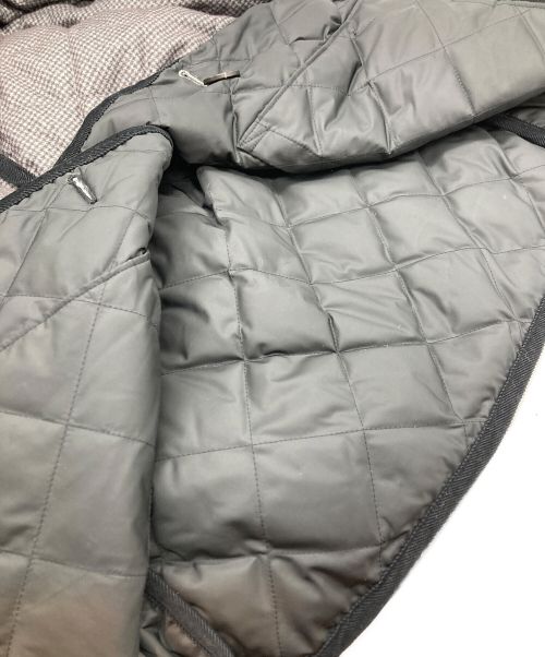 MACKINTOSH（マッキントッシュ）MACKINTOSH (マッキントッシュ) 高密度タフタ キルティング ダウンジャケット ブラック×グレー サイズ:38の古着・服飾アイテム