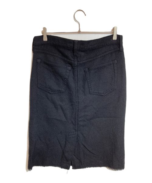 JUNYA WATANABE COMME des GARCONS MAN PINK（ジュンヤワタナベ コムデギャルソンマン ピンク）JUNYA WATANABE COMME des GARCONS MAN PINK (ジュンヤワタナベ コムデギャルソンマン ピンク) ウール裁ち切りスカート ブラック サイズ:Mの古着・服飾アイテム
