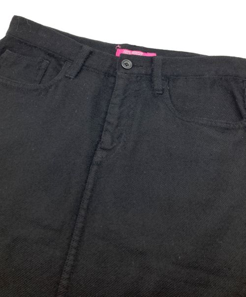 JUNYA WATANABE COMME des GARCONS MAN PINK（ジュンヤワタナベ コムデギャルソンマン ピンク）JUNYA WATANABE COMME des GARCONS MAN PINK (ジュンヤワタナベ コムデギャルソンマン ピンク) ウール裁ち切りスカート ブラック サイズ:Mの古着・服飾アイテム