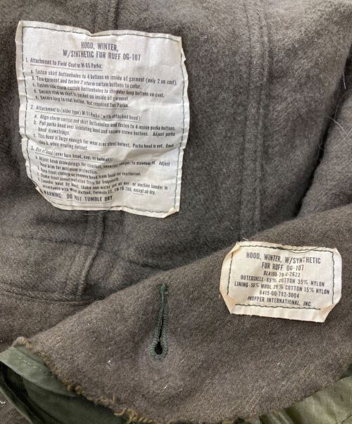 US ARMY（ユーエスアーミー）US ARMY (ユーエスアーミー) M-65 Fishtail Parka オリーブ サイズ:LARGEの古着・服飾アイテム