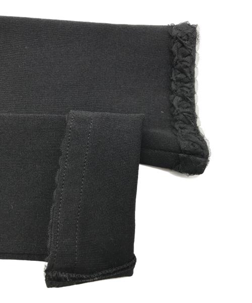 FOXEY NEWYORK（フォクシーニューヨーク）FOXEY NEWYORK (フォクシーニューヨーク) ノーカラージャケット ブラック サイズ:38の古着・服飾アイテム