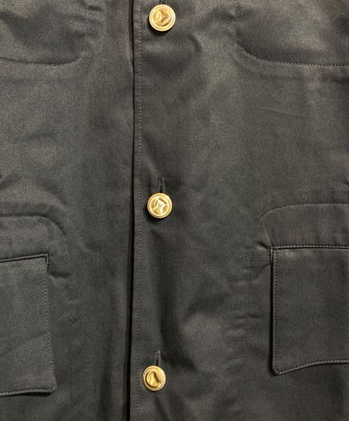 COMME des GARCONS HOMME PLUS（コムデギャルソンオムプリュス）COMME des GARCONS HOMME PLUS (コムデギャルソンオムプリュス) 金ボタンミリタリーシャツ ブラック サイズ:Sの古着・服飾アイテム