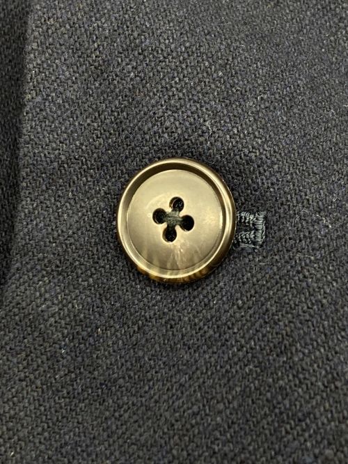 GANGSTERVILLE（ギャングスタービル）GANGSTERVILLE (ギャングスタービル) コットンウールサージテーラードジャケット ネイビー サイズ:Lの古着・服飾アイテム