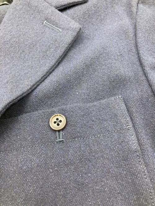 GANGSTERVILLE（ギャングスタービル）GANGSTERVILLE (ギャングスタービル) コットンウールサージテーラードジャケット ネイビー サイズ:Lの古着・服飾アイテム