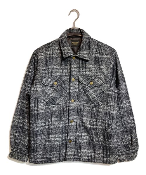 GLAD HAND（グラッドハンド）GLAD HAND (グラッドハンド) L/S QUILTING CPO JACKETS グレー サイズ:Mの古着・服飾アイテム