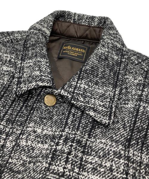 GLAD HAND（グラッドハンド）GLAD HAND (グラッドハンド) L/S QUILTING CPO JACKETS グレー サイズ:Mの古着・服飾アイテム