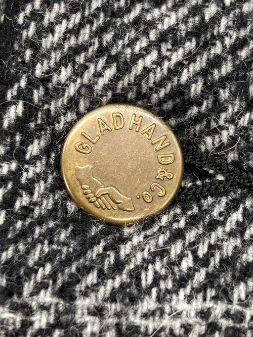 GLAD HAND（グラッドハンド）GLAD HAND (グラッドハンド) L/S QUILTING CPO JACKETS グレー サイズ:Mの古着・服飾アイテム