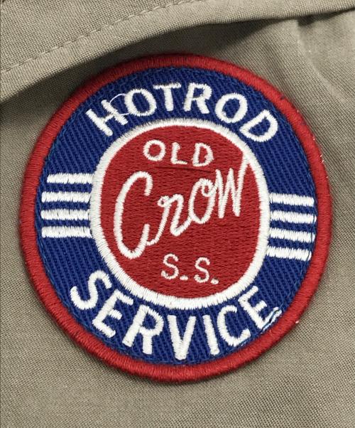 OLD CROW（オールドクロウ）OLD CROW (オールドクロウ) CROW WHEELS - L/S SHIRTS ベージュ サイズ:Sの古着・服飾アイテム