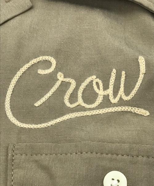 OLD CROW（オールドクロウ）OLD CROW (オールドクロウ) CROW WHEELS - L/S SHIRTS ベージュ サイズ:Sの古着・服飾アイテム