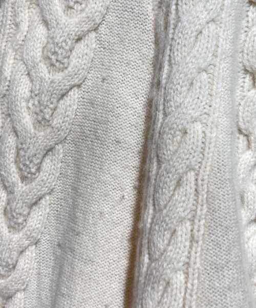 sacai（サカイ）sacai (サカイ) フリンジニット グレー×ベージュ サイズ:1の古着・服飾アイテム