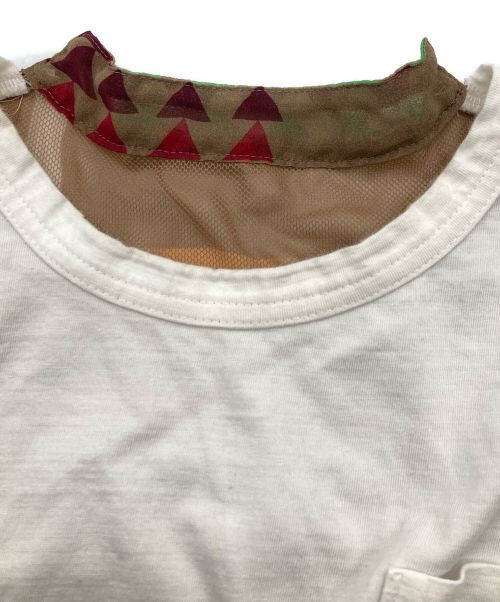 sacai（サカイ）sacai (サカイ) PENDLETON (ペンドルトン) ネイティブ柄バックプリーツTシャツ ベージュ×ホワイト サイズ:1の古着・服飾アイテム
