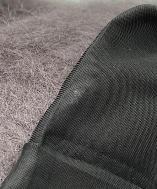 edition（エディション）edition (エディション) MOHAIR SHAGGY WASHER SHAGGY SHORT COAT パープル サイズ:Fの古着・服飾アイテム