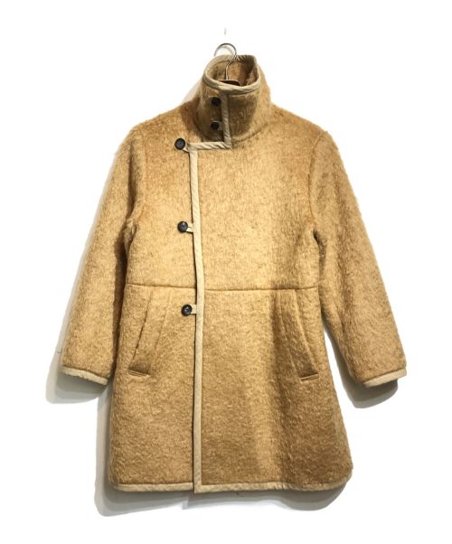 WARDER（ワーダー）WARDER (ワーダー) MOHAIR SHAGGY PIPING COAT ベージュ サイズ:なしの古着・服飾アイテム