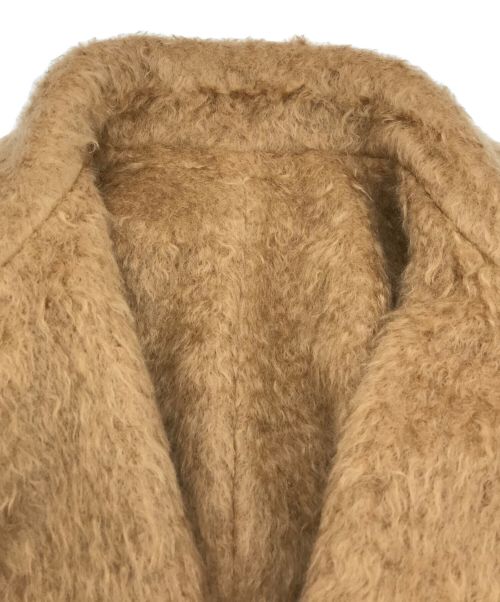 WARDER（ワーダー）WARDER (ワーダー) MOHAIR SHAGGY PIPING COAT ベージュ サイズ:なしの古着・服飾アイテム
