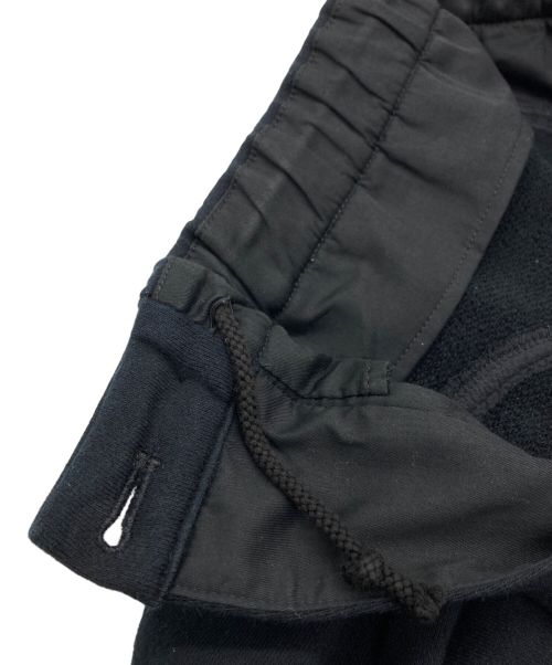 Yohji Yamamoto pour homme（ヨウジヤマモト プールオム）Yohji Yamamoto pour homme (ヨウジヤマモト プールオム) フレンチテリーW-脇アウトP裏毛スウェットパンツ ブラック サイズ:2の古着・服飾アイテム