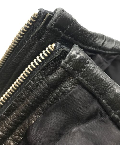 FINECREEK&CO（ファインクリークアンドコー）FINECREEK&CO (ファインクリーク) Leon the Nostar Custom Deer ライダースジャケット ブラック サイズ:36の古着・服飾アイテム