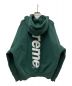 SUPREME (シュプリーム) Satin Applique Hooded Sweatshirt グリーン サイズ:Large：19000円