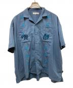 EVISENエビセン）の古着「KATSURA FIRE SHIRT」｜ブルー