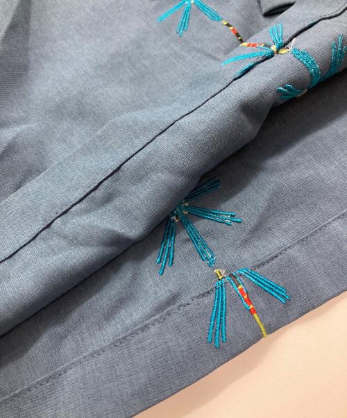 EVISEN（エビセン）EVISEN (エビセン) KATSURA FIRE SHIRT ブルー サイズ:XLの古着・服飾アイテム