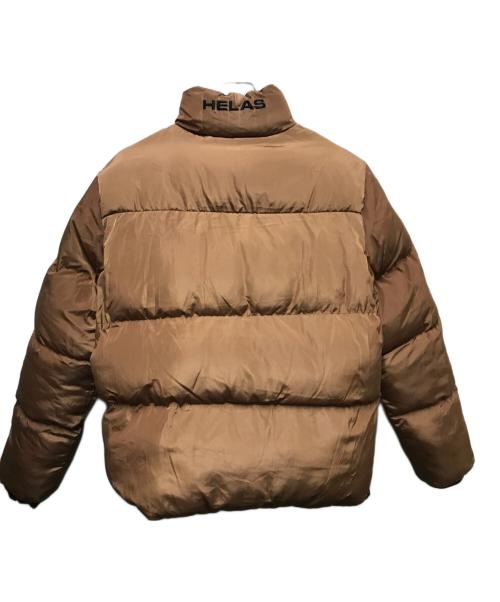 Helas（ヘラス）HELAS (ヘラス) POWDER REVERSIBLE PUFFER JACKET ブラウン×ブラック サイズ:XLの古着・服飾アイテム