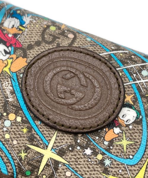 GUCCI（グッチ）GUCCI (グッチ) DISNEY (ディズニー) GGスプリームフォンショルダー ベージュの古着・服飾アイテム